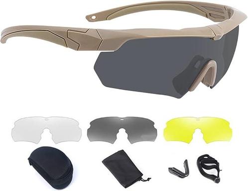 Gepolariseerde sportbril met 3 glazen, UV-bescherming en, Sieraden, Tassen en Uiterlijk, Zonnebrillen en Brillen | Heren, Nieuw