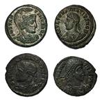 Romeinse Rijk. Constantin I & II. Lot of 4 Folles  (Zonder