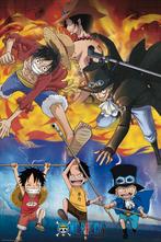 Poster One Piece Ace Sabo Luffy 61x91,5cm, Verzenden, Nieuw, A1 t/m A3