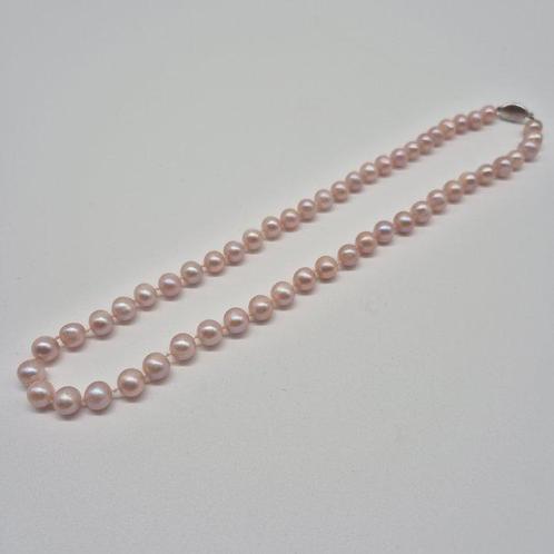Parel - Zilver, Roze zoetwaterparels herenvestje – sluiting, Antiek en Kunst, Curiosa en Brocante