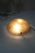 Vintage Design plafondlamp, wandlamp, Hillebrand, Huis en Inrichting, Lampen | Plafondlampen, Zo goed als nieuw, Glas, Mid century