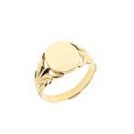 Vintage 8 krt. Zegelring | Heren (herenring, gouden ring), Sieraden, Tassen en Uiterlijk, Antieke sieraden, Ophalen of Verzenden