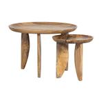 *WOONWINKEL* Vtwonen High Heels Bijzettafelset Mangohout Nat, Huis en Inrichting, Tafels | Bijzettafels, Verzenden, Nieuw