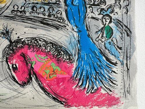 Marc Chagall (1887-1985) - Soleil au cheval rouge, Antiek en Kunst, Antiek | Overige Antiek