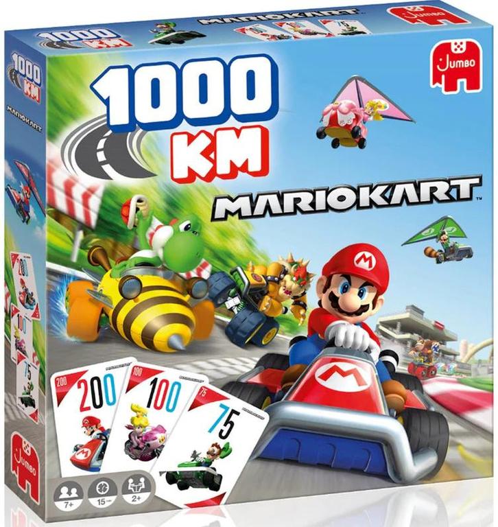 1000KM Mario Kart | Jumbo - Gezelschapsspellen, Hobby en Vrije tijd, Gezelschapsspellen | Bordspellen, Nieuw, Verzenden