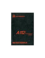 1978 AUTOBIANCHI A112 INSTRUCTIEBOEKJE NEDERLANDS, Auto diversen, Handleidingen en Instructieboekjes