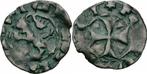 1398-1432 Zypern Koenig Janus Carzia Denier Loewe Kreuz K..., Verzenden
