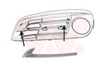 BUMPERLIJST VOOR BMW 5 F10/F11 2009-2017 51117331765, Ophalen of Verzenden, Nieuw