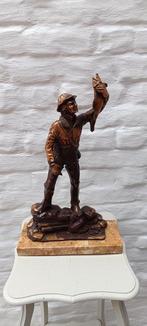Ponzi. D - sculptuur, Fisherman Holding Catch - 49 cm -