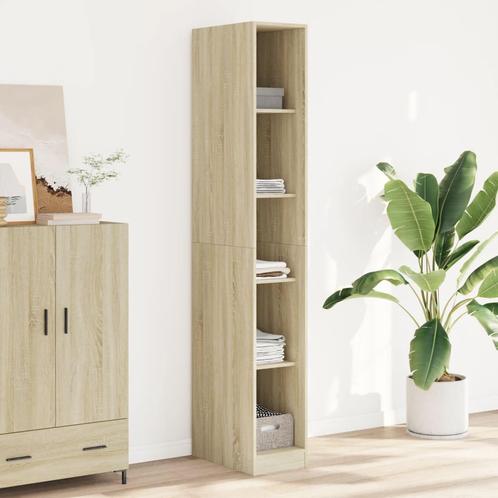 vidaXL Kledingkast 30x50x200 cm bewerkt hout sonoma, Huis en Inrichting, Kasten | Kledingkasten, Nieuw, Verzenden