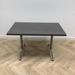 Tweedehands tafel / kantinetafel met houtenblad, (hxbxd), Ophalen of Verzenden, Gebruikt, Bureau