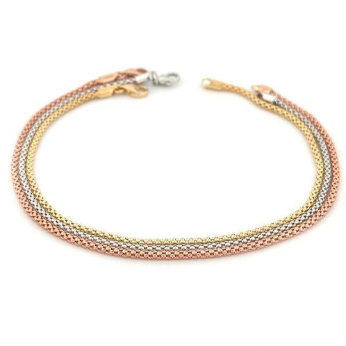 Handmade - Armband - Bracciale Trittico - 4 g - 18 karaat, Sieraden, Tassen en Uiterlijk, Armbanden