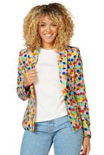 Feest Confetti Blazer Dames OppoSuits, Kleding | Dames, Carnavalskleding en Feestkleding, Verzenden, Nieuw