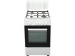 Everglades EVCK039 - Gasfornuis met Gasoven - 54 Liter - Wit, Verzenden, Nieuw