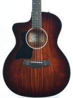 Taylor 224CE Koa Deluxe Lefty 2022 (Akoestische Gitaren), Ophalen of Verzenden, Gebruikt, Western- of Steelstringgitaar
