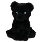 Eco Knuffel Zwarte panter - zittend - Geborduurde Ogen - 21, Kinderen en Baby's, Ophalen of Verzenden, Nieuw