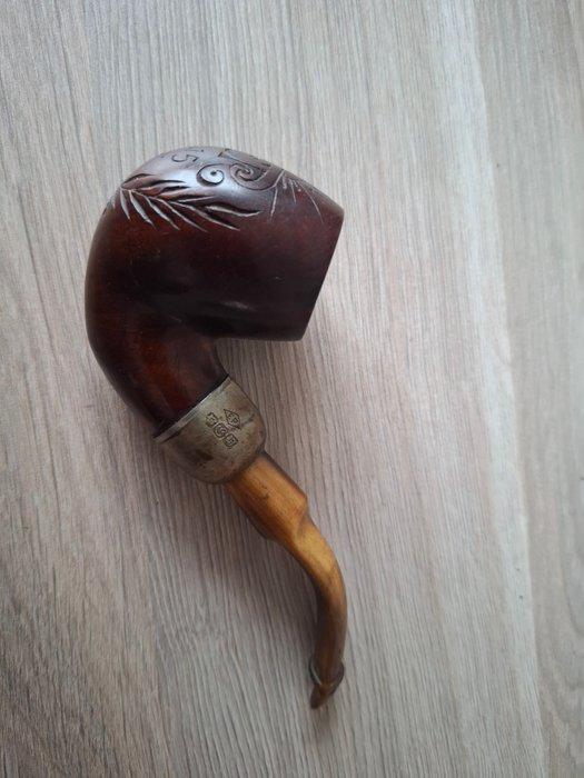 Pijp - Hout, Zilver, Verzamelen, Rookartikelen, Aanstekers en Luciferdoosjes