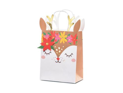 Cadeautasje Hert 30cm, Hobby en Vrije tijd, Feestartikelen, Nieuw, Verzenden