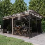 vidaXL Prieel met klamboe LED-lichtslinger 180 g/m² 4x3x2,73, Tuin en Terras, Verzenden, Nieuw