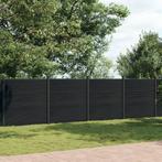 vidaXL Schuttingpaneel 1045x186 cm HKC grijs, Verzenden, Nieuw, Kunststof, 1 tot 2 meter