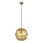 Hanglamp HERMI II 30.0 cm 1-lichts Messing, Ophalen of Verzenden, Nieuw, Minder dan 50 cm
