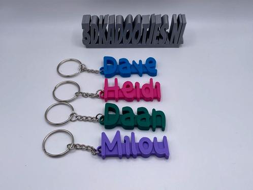 Sleutelhanger met naam – Maak jouw rugtas persoonlijk, Sieraden, Tassen en Uiterlijk, Tassen | Rugtassen, Nieuw, Verzenden