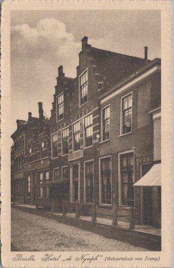 BRIELLE - Hotel de Nymph (Geboortehuis van Tromp), Verzamelen, Ansichtkaarten | Nederland, Verzenden