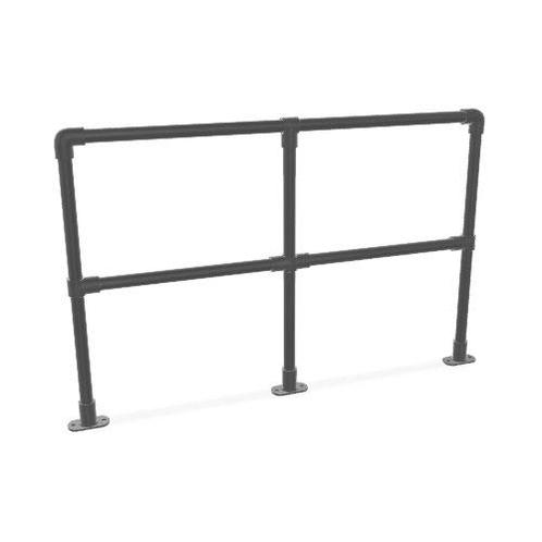 Steigerbuis Hek Izola L | Zwart 42.4 mm | Voet | DIY | Op Ma, Doe-het-zelf en Verbouw, Ladders en Trappen, Ophalen of Verzenden