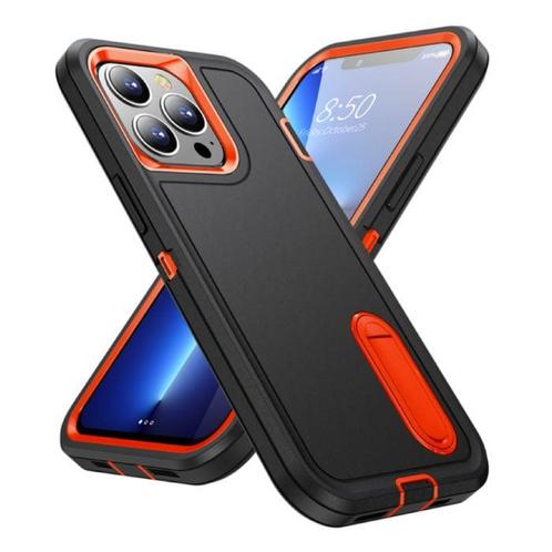 iPhone X Armor Hoesje met Kickstand - Shockproof Cover Case, Telecommunicatie, Mobiele telefoons | Hoesjes en Frontjes | Apple iPhone