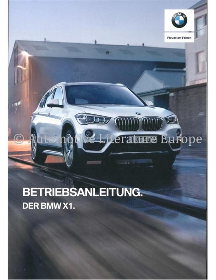 2018 BMW X1 INSTRUCTIEBOEKJE DUITS, Auto diversen, Handleidingen en Instructieboekjes