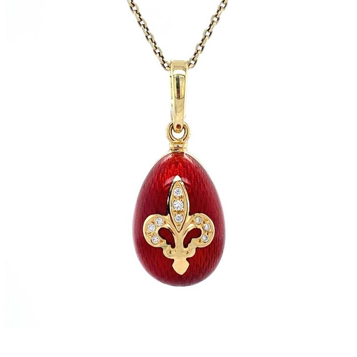 Gouden vintage Fabergé hanger 18 kt, Sieraden, Tassen en Uiterlijk, Kettinghangers, Nieuw, Ophalen of Verzenden