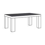 Eettafel-L Alphen Oud Teakhout - eettafel, Huis en Inrichting, Tafels | Eettafels, Nieuw, Overige materialen