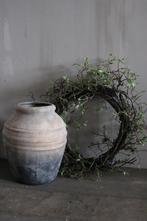 Kunstkrans Salix met groene blaadjes 35 cm, Ophalen of Verzenden, Nieuw