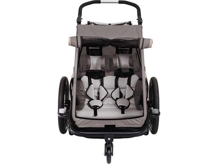 XLC DuoS - Zitting met gordel - Grijs, Auto diversen, Fietsendragers, Zo goed als nieuw, Verzenden