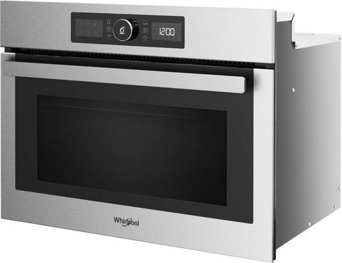 Whirlpool AMW 9604/IX Inbouw Combimagnetron, Witgoed en Apparatuur, Ovens, Inbouw, Draaiplateau, Hete lucht, Magnetronfunctie