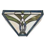 Tiffany wandlamp - B 25 CM x H 14 CM (Art. 7700), Huis en Inrichting, Lampen | Wandlampen, Verzenden, Nieuw