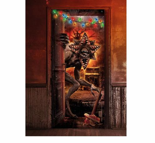 Halloween Wanddecoratie Poster Monster 1,8m, Hobby en Vrije tijd, Feestartikelen, Nieuw, Verzenden