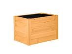 Plantenbak Gold oak 60 x 40 x 40 cm, Tuin en Terras, Verzenden, Nieuw