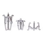 Hofftech Poulietrekker set - 3-delig - robuust chrome van..., Auto diversen, Autogereedschap, Ophalen of Verzenden, Nieuw