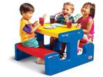 Little Tikes Junior Primary Picknicktafel - Speeltafel voor, Verzenden, Zo goed als nieuw