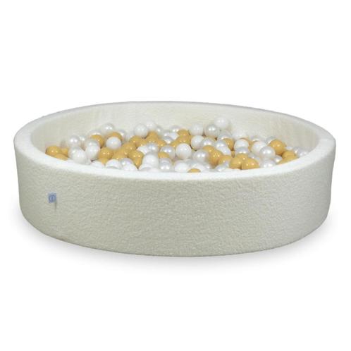 Zachte teddy ballenbak wit – inclusief 600 ballen voor ei., Kinderen en Baby's, Speelgoed | Educatief en Creatief, Nieuw, Ophalen of Verzenden
