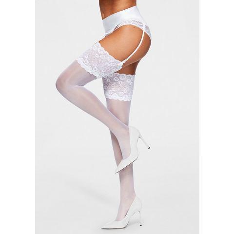 Lascana Jarretelkousen met elastische kant (1 paar - 1), Kleding | Dames, Leggings, Maillots en Panty's, Nieuw, Verzenden