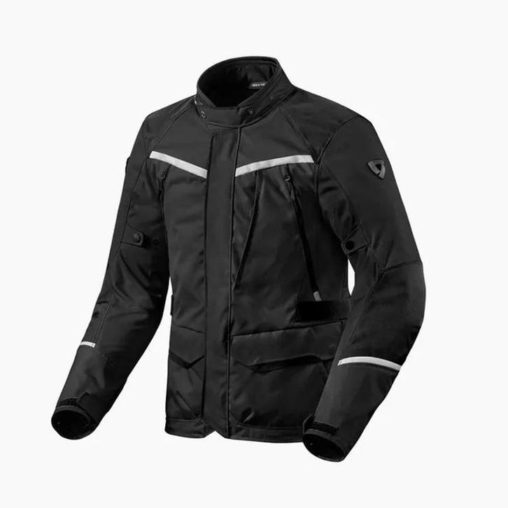 REVIT! Voltiac 3 H2O Jas Zwart Zilver, Motoren, Kleding | Motorkleding, Heren, Nieuw met kaartje, Jas | textiel, Verzenden