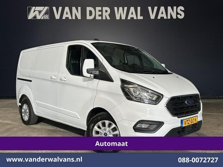 Ford Transit Custom | 2.0 TDCI 130pk Automaat L1H1 Limited, Auto's, Bestelauto's, Dealer onderhouden, Te koop, Automaat, Diesel