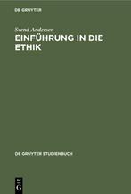 De Gruyter Studienbuch- Einführung in die Ethik, Verzenden, Gelezen, Svend Andersen