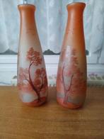 Auguste Leune - paire de grands vases - art nouveau - Vaas -