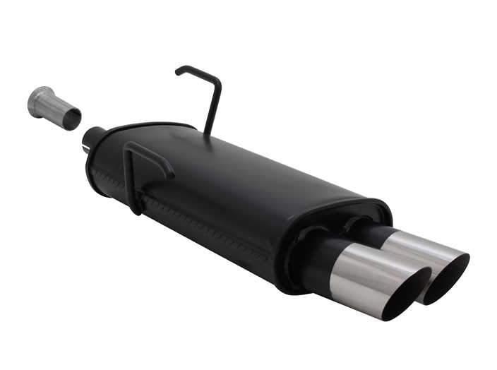 Novus sportuitlaat Peugeot 206 206CC 2x76mm MS, Auto-onderdelen, Uitlaatsystemen, Nieuw, Verzenden