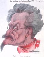Het gezicht van Leon Trotsky op spotprent (lijst optie), Antiek en Kunst, Kunst | Litho's en Zeefdrukken, Verzenden