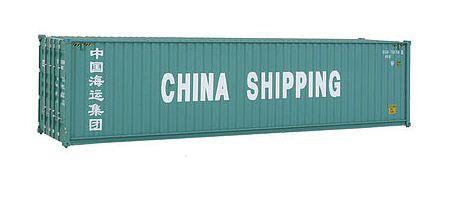 Walthers - 40 HC Container CHINA SHIPPING, Hobby en Vrije tijd, Modeltreinen | Overige schalen, Gelijkstroom of Wisselstroom, Analoog