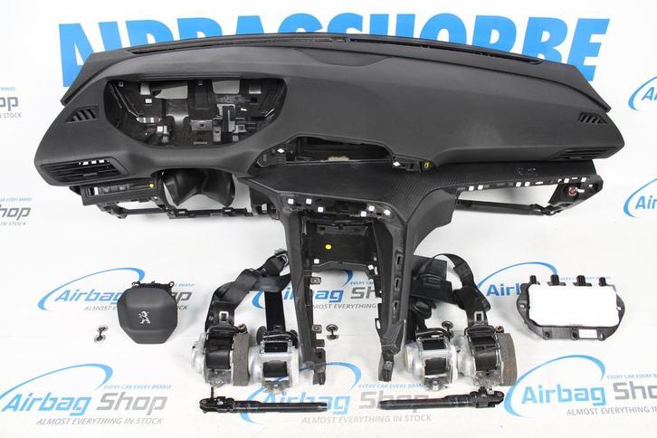 AIRBAG SET – DASHBOARD CARBON PEUGEOT 5008 (2016-HEDEN), Auto-onderdelen, Dashboard en Schakelaars, Gebruikt, Peugeot